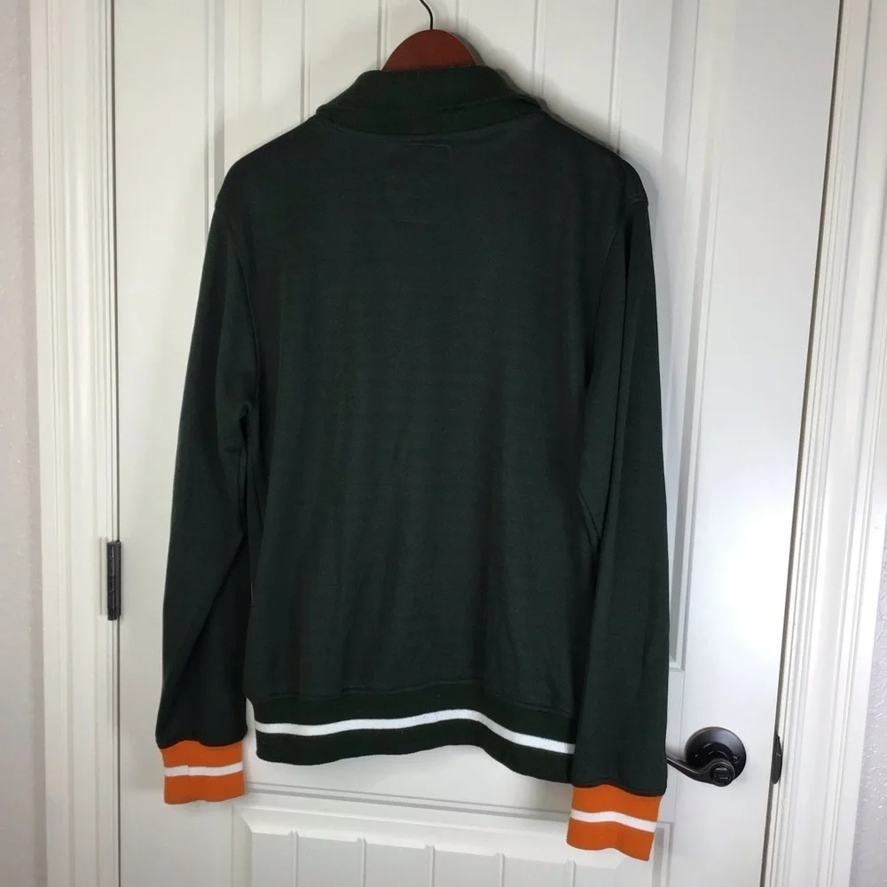 Ace Brand Ireland Green and Orange Track Jacket Size Large.